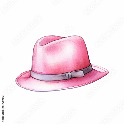 An AI-generated pink hat