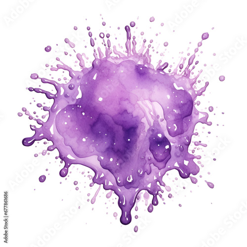 watercolor spot splash ai generated