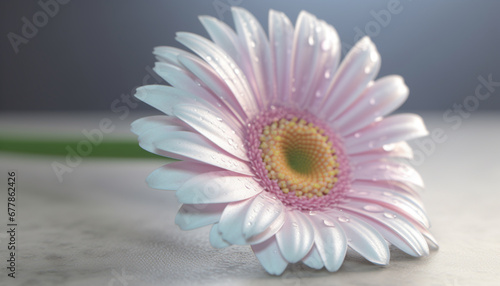 Vibrant gerbera daisy bouquet, a gift of summer beauty generated by AI