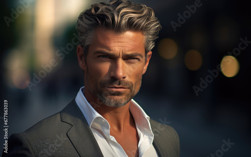 A handsome billionaire