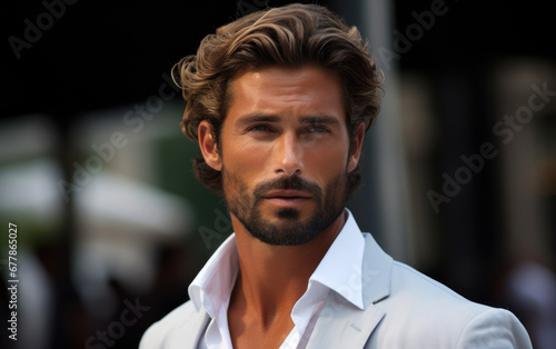A handsome billionaire