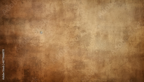 Rusty old building feature with stained concrete wall and mottled pattern generated by AI photo