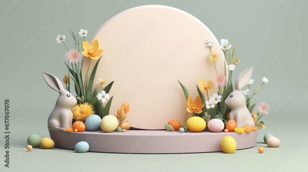 Easter podium background 3d product egg spring happy flower display scene sale gold. Background rabbit podium banner cosmetic greeting easter stage card poster platform grass nature mockup green day Easter podium background 3d product egg spring happy flower display scene sale gold. Background rabbit podium banner cosmetic greeting easter stage card poster platform grass nature mockup green day