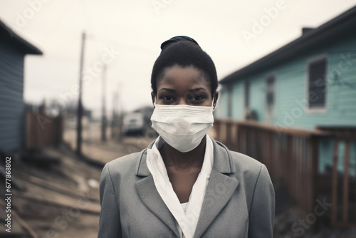 pandemic on vulnerable communities, the focus is on shedding light on healthcare access disparities and emphasizing the need for global solidarity in addressing health crises photo