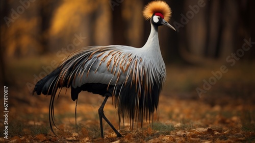 crowned crane balearica regulorum photo