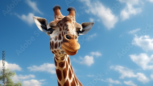 giraffe in the sky © SAJAWAL JUTT