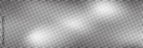 Halftone faded gradient texture. Grunge halftone grit background. White and black sand noise wallpaper. Abstract halftone gray dots gradient on white background  Curved twisted slanting design