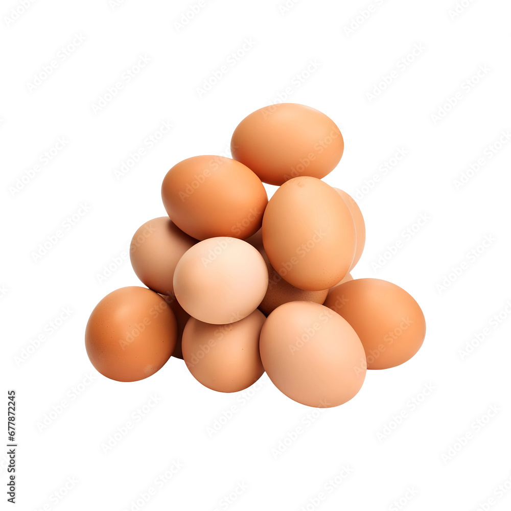 Dozen of eggs isolated on transparent background Dozen of eggs isolated on transparent background