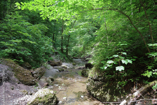 Landschaft Bayern - Pähler Schlucht - Burgleitenbach / Landscape Bavaria - Pähler Gorge - Burgleitenbach /