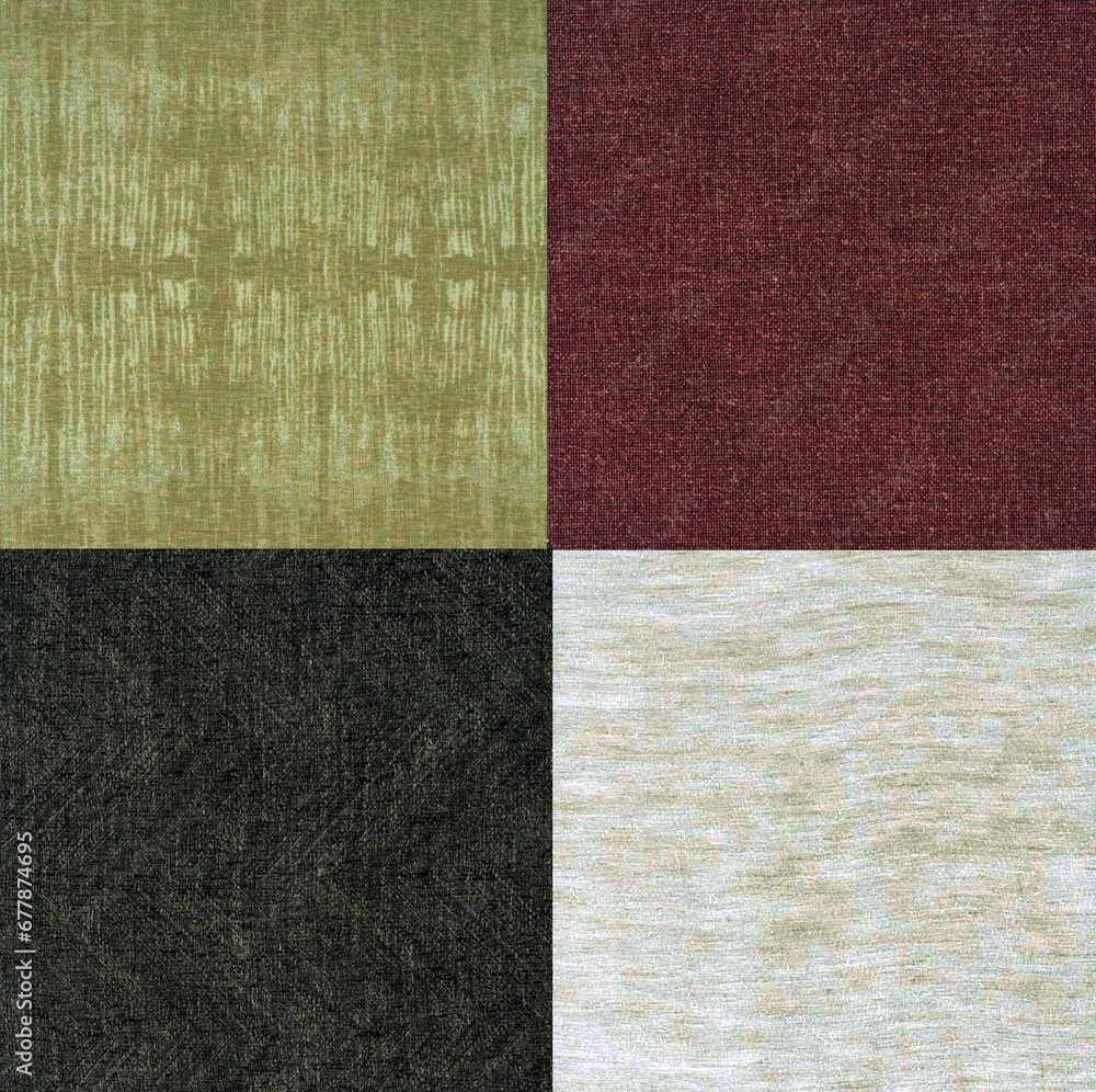 Fototapeta premium Cloth pattern background illustration, decor template for design purposes