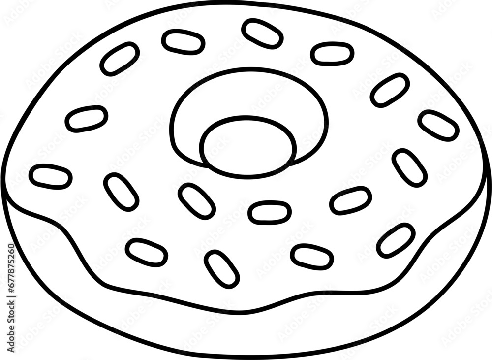 donut outline donut outline