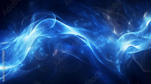 Blue energy wave concept, wave and spiral motion, background or wallpaper, graphic resources, abstract