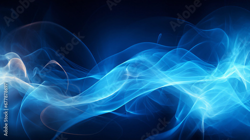 Blue energy wave concept, wave and spiral motion, background or wallpaper, graphic resources, abstract