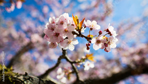 cherry blossoms tree spring ai generated