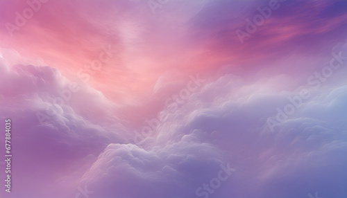 celestial ocean light pink purple gradient cloudy atmosphere pc desktop wallpaper background ai generated © Art_me2541