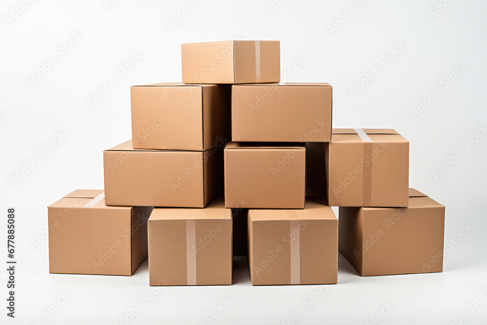cardboard box packages