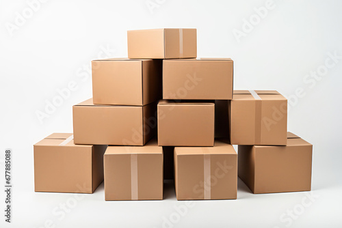 cardboard box packages © smita