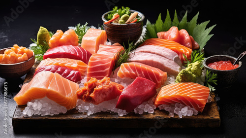Sashimi Natural Colors , Background For Banner, HD