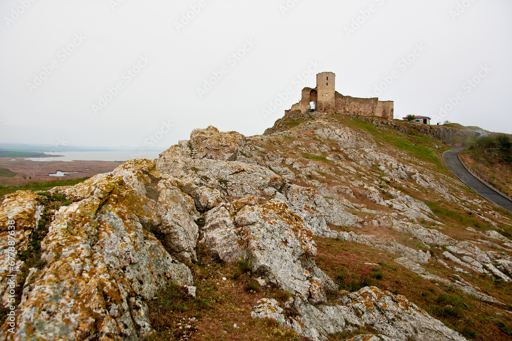 the medieval fortress of Enisala
