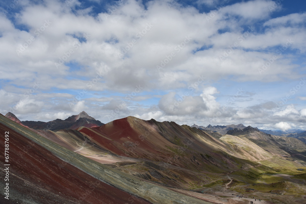 Rainbow mountain in Andes | Peru