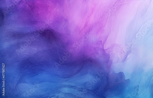 Fluorescent Blue And Purple Abstract Seamless Background, smoke, clouds