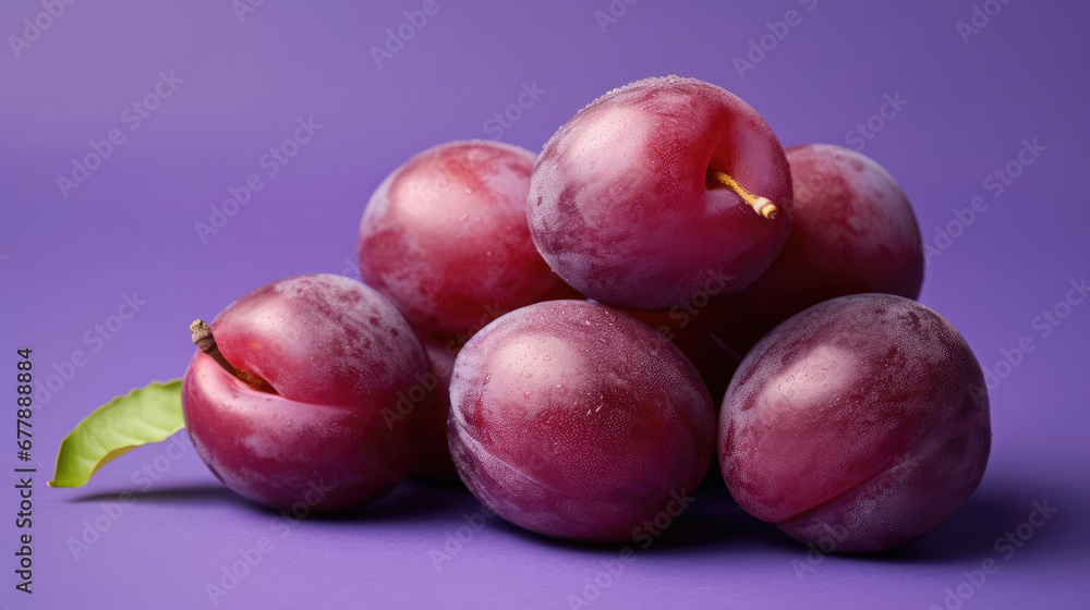 Plum  Natural Colors , Background For Banner, HD