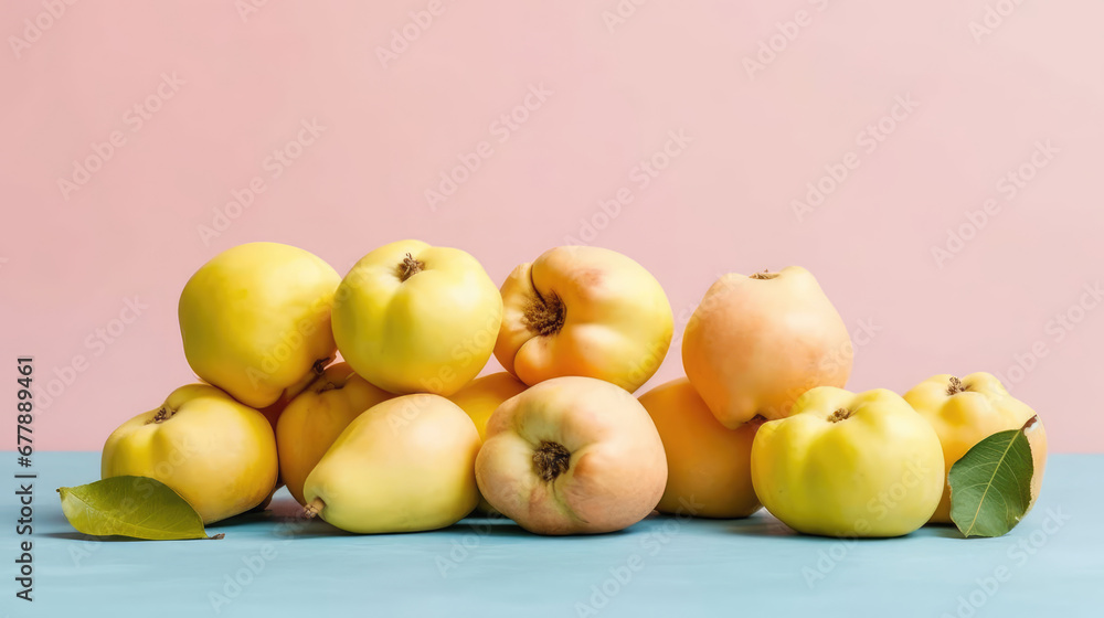 Quince  Natural Colors , Background For Banner, HD