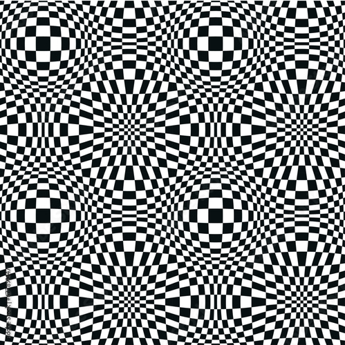 checkerboard seamless pattern vector image