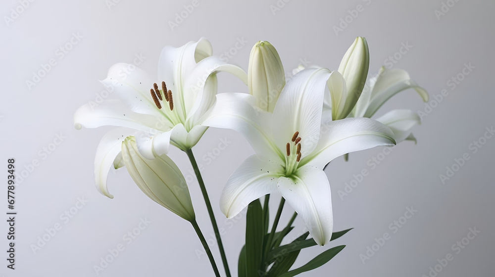 Fototapeta premium Lily Natural Colors , Background For Banner, HD