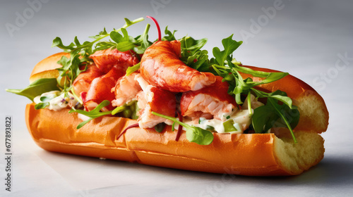 Lobster Roll Natural Colors , Background For Banner, HD