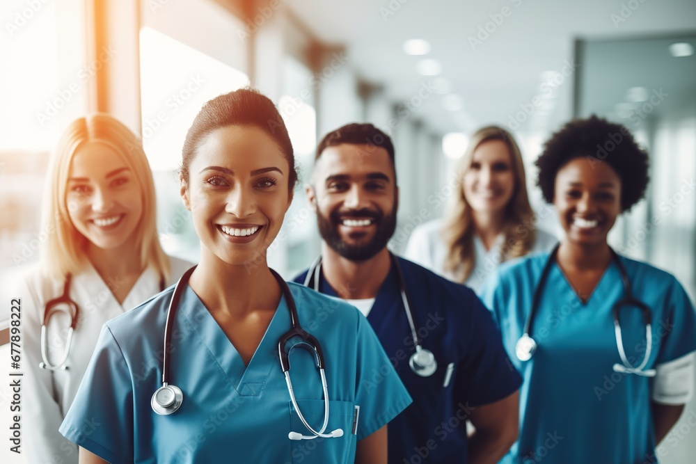 a group of medical professionals, including doctors, nurses, and support staff, standing together a group of medical professionals, including doctors, nurses, and support staff, standing together