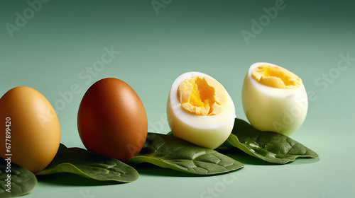 Foto Eggs Florentine Natural Colors , Background For Banner, HD