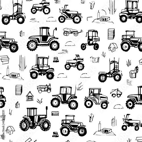 Tractor Vector