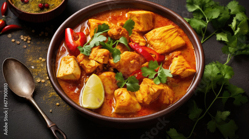 Chicken And Sweet Potato Curry Natural Colors , Background For Banner, HD