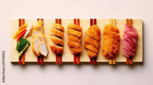 Chicken Katsu Natural Colors Minimalist  , Background For Banner, HD