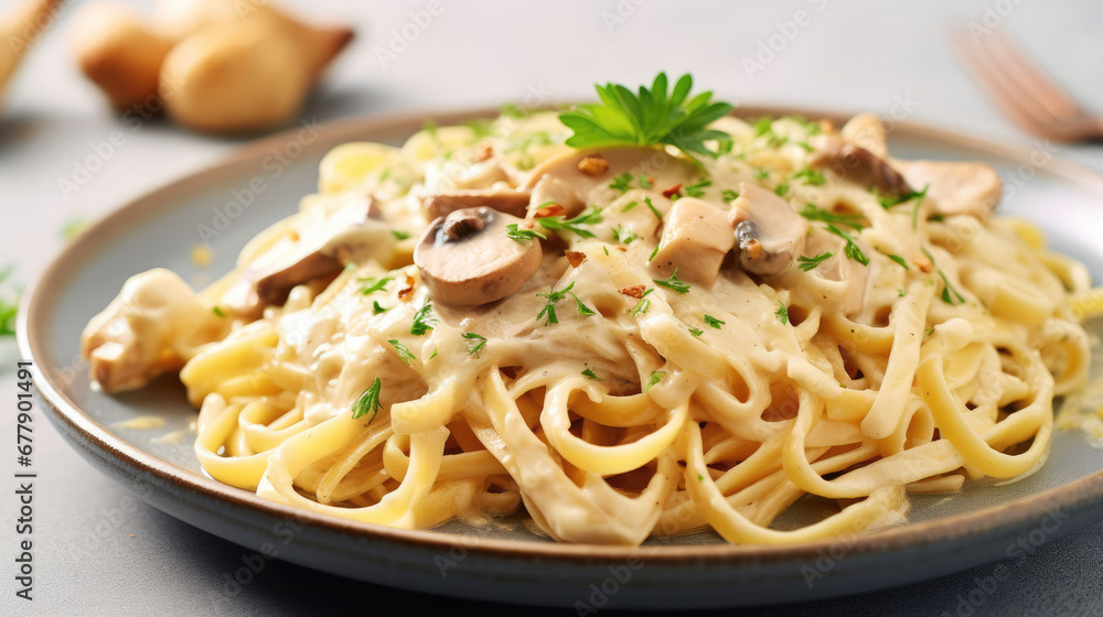 Chicken Tetrazzini Natural Colors, Background For Banner, HD