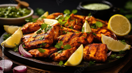 Chicken Tandoori Natural Colors, Background For Banner, HD