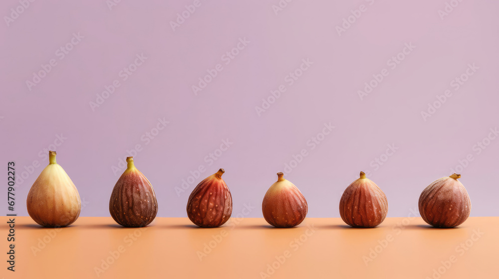 Obraz premium Brown Turkey Fig Natural Colors, Background For Banner, HD
