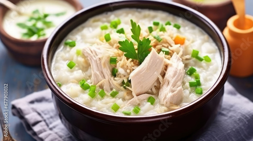 Chicken And Rice Bake With Cream, Background For Banner, HD