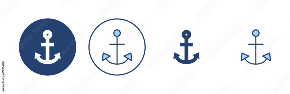 Anchor icon vector. Anchor sign and symbol. Anchor marine icon. Anchor icon vector. Anchor sign and symbol. Anchor marine icon.