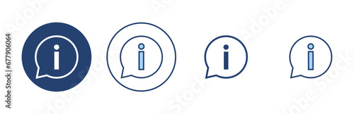 Information sign icon vector. about us sign and symbol. question mark icon