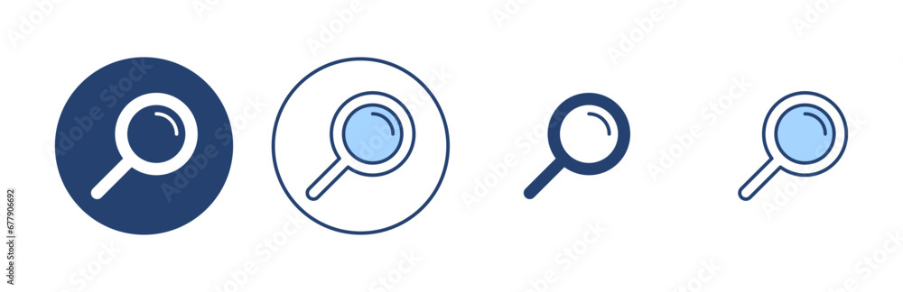 Search icon vector. search magnifying glass sign and symbol Search icon vector. search magnifying glass sign and symbol