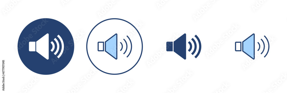 Speaker icon vector. volume sign and symbol. loudspeaker icon. sound symbol Speaker icon vector. volume sign and symbol. loudspeaker icon. sound symbol