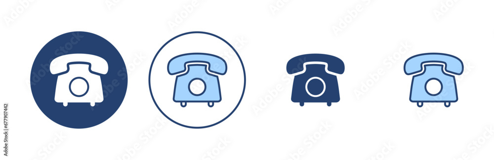 Telephone icon vector. phone sign and symbol Telephone icon vector. phone sign and symbol