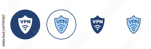 Vpn icon vector. Private network sign and symbol. virtual private network icon.