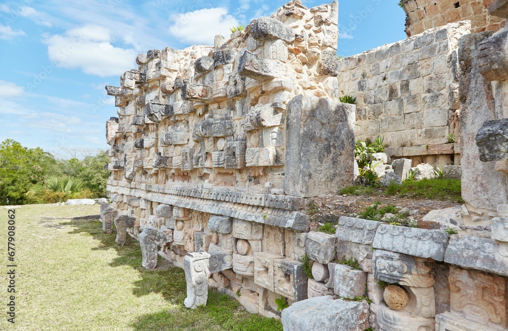 The majestic Mayan ruins of Kabah, a highlight of ancient Puuc architecture