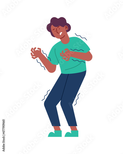 epilepsy man illustration