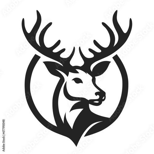 Deer head logo