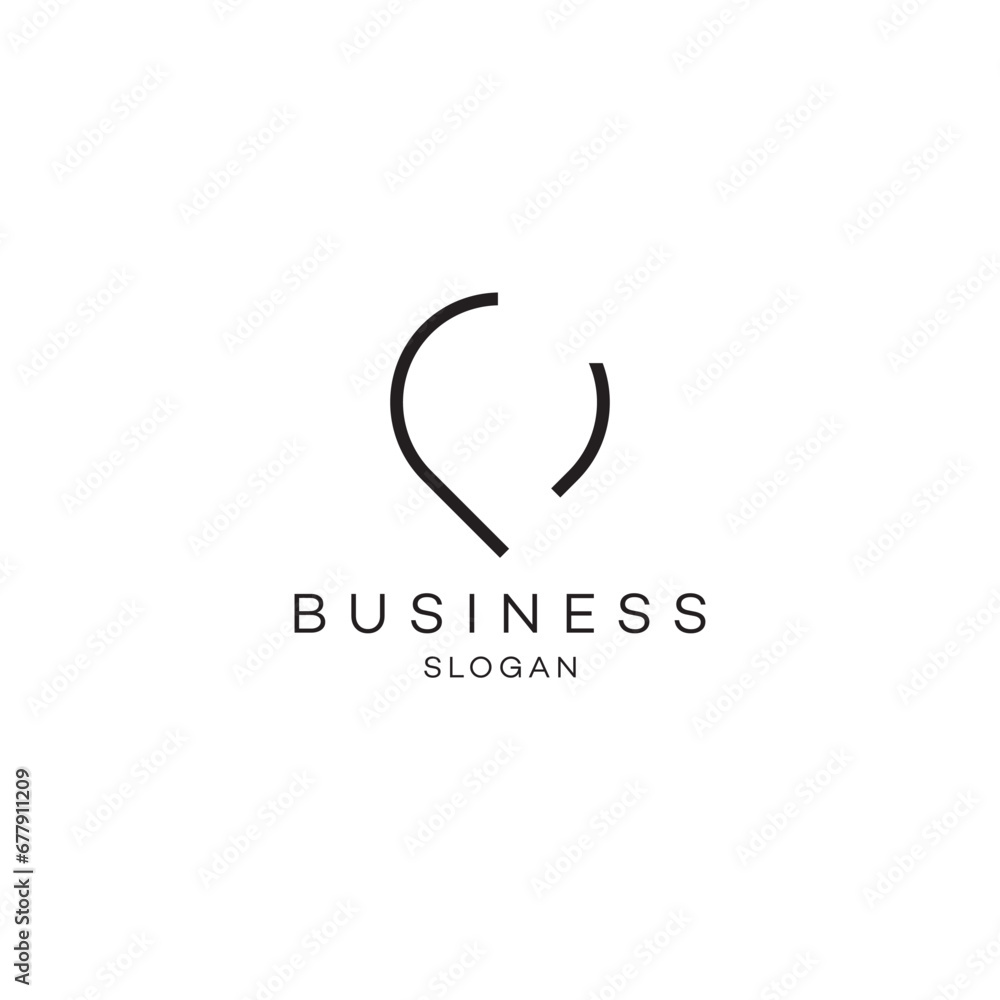 Fototapeta premium Map pin innovative premium p letter business solution Abstract Logo Icon design vector modern minimal style illustration emblem sign symbol logotype