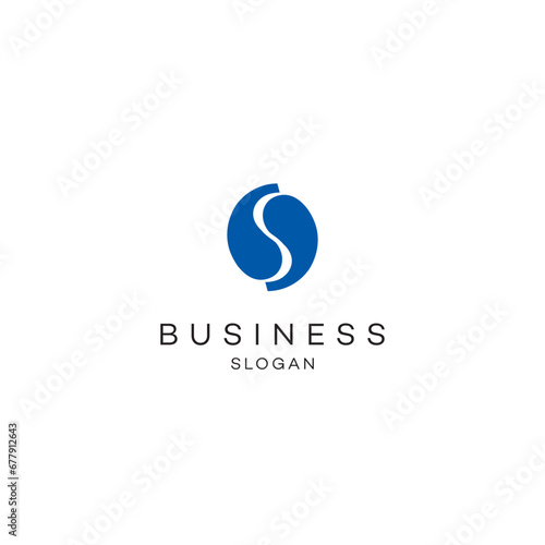 Fototapeta Naklejka Na Ścianę i Meble -  Premium business solution Abstract Logo Icon design vector modern minimal style illustration emblem sign symbol logotype